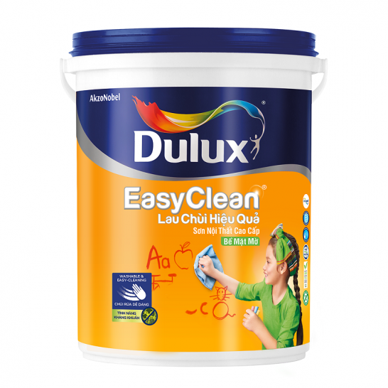 Dulux Easyclean lau chùi hiệu quả bề mặt mờ A991 - Thùng 18 lít